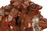 Sparkly, Red Quartz Crystal Cluster - Morocco #173915-3